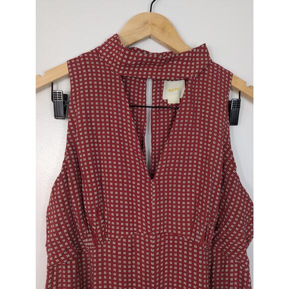 Maeve Anthropologie Farida Mock Neck Wide Leg Jumpsuit - Picture 5 of 8